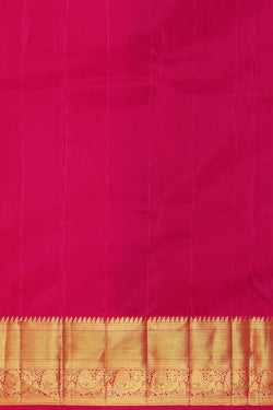 Collection of Kanchipattu Peacock Green Brocade Saree in a gallery layout