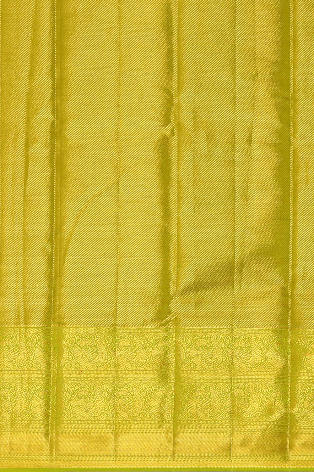 Collection of Kanchipattu Parrot Green Tissue Brocade Saree in a gallery layout