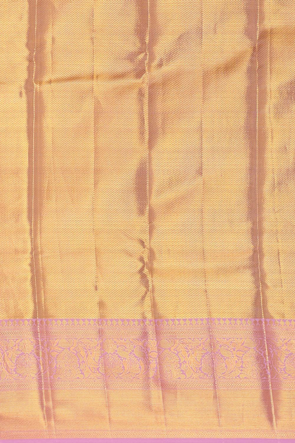 Collection of Kanchipattu Gold Tissue Brocade Saree in a gallery layout