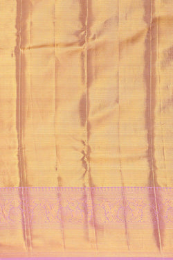 Collection of Kanchipattu Gold Tissue Brocade Saree in a gallery layout