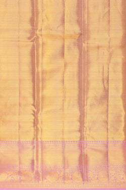 Collection of Kanchipattu Lavender Pink Tissue Brocade Saree in a gallery layout