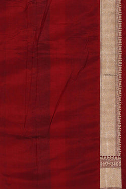 Collection of Banarasi Silk Maroon Saree in a gallery layout