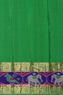 Image of Kanchipattu Pale Grey Brocade Saree