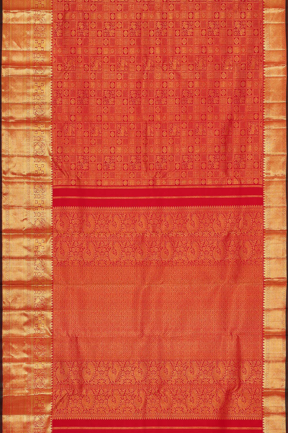 Collection of Kanchipattu Rani Pink Brocade Saree in a gallery layout