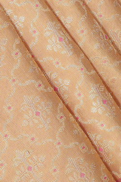 Collection of Kanchipattu Dark Cream Brocade Saree in a gallery layout