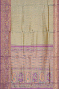 Collection of Kanchipattu Light Pista Green Brocade Saree in a gallery layout