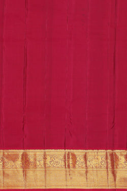 Collection of Kanchipattu Brown Brocade Saree in a gallery layout