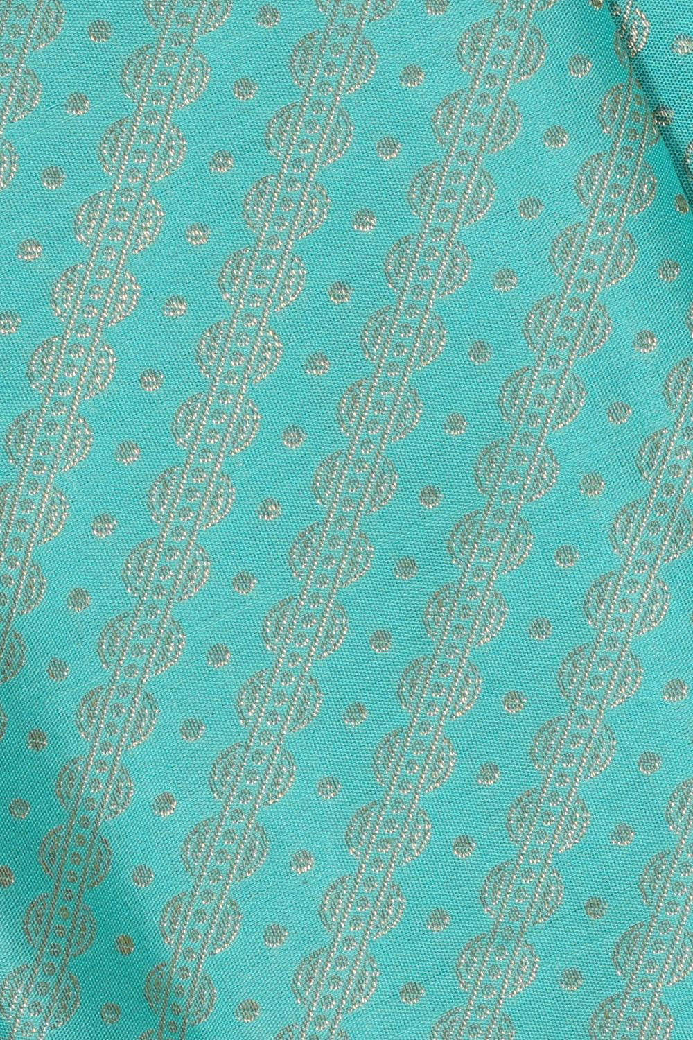 Collection of Kanchipattu Light Blue Brocade Saree in a gallery layout