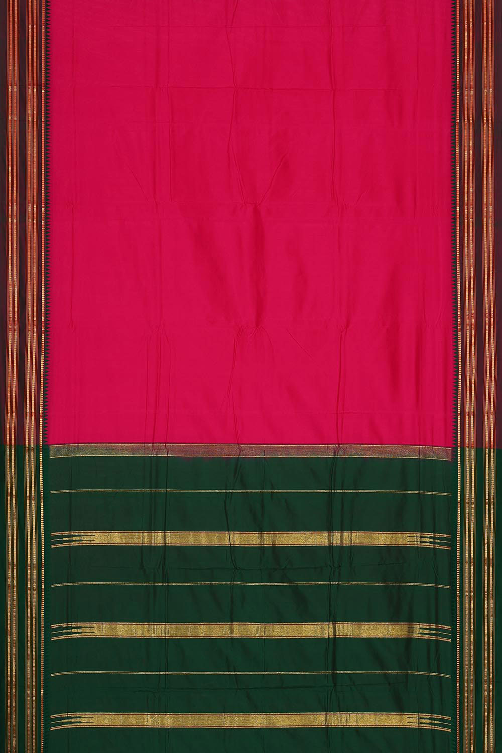 Narayanpet Silk Rani Pink Saree