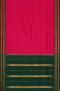 Image of Narayanpet Silk Rani Pink Saree