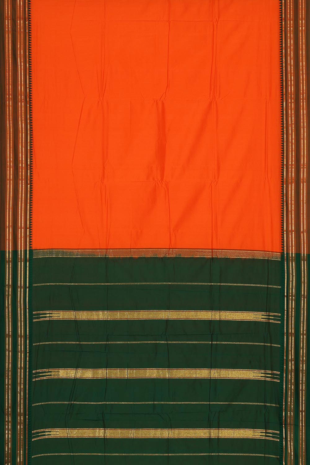 Narayanpet Orange Saree