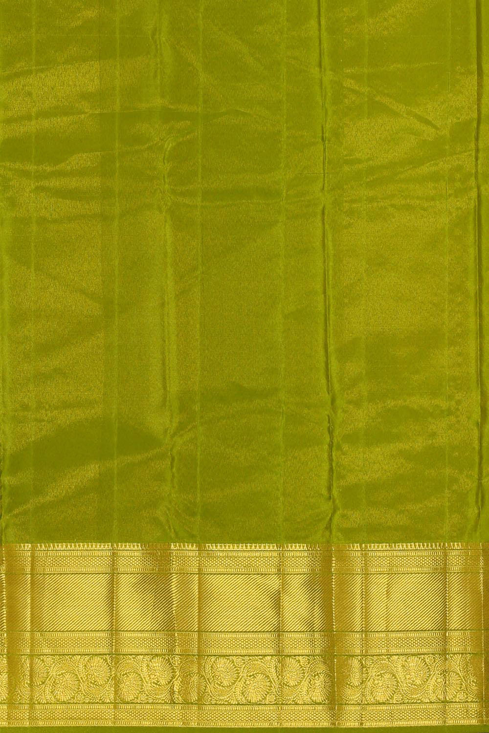 Image of Kanchipattu Cream Brocade Saree