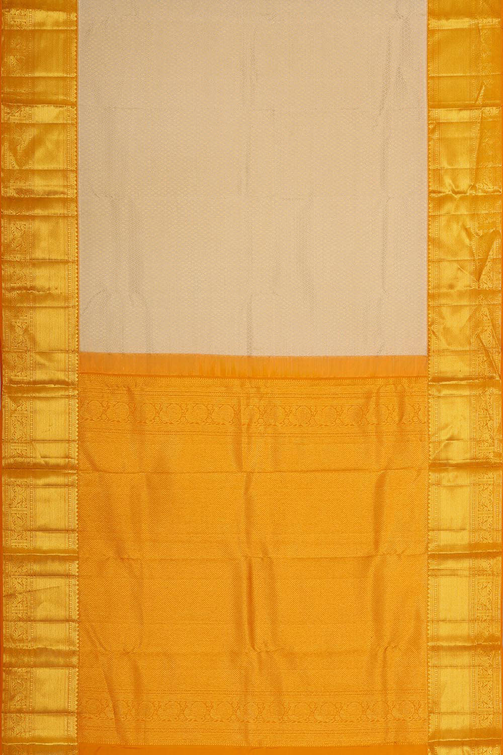 Collection of Kanchipattu Cream Brocade Saree in a gallery layout