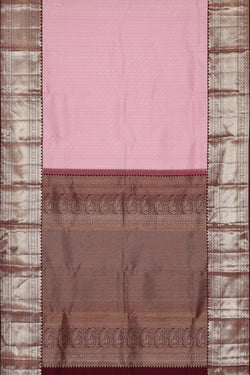 Collection of Kanchipattu Baby Pink Brocade Saree in a gallery layout