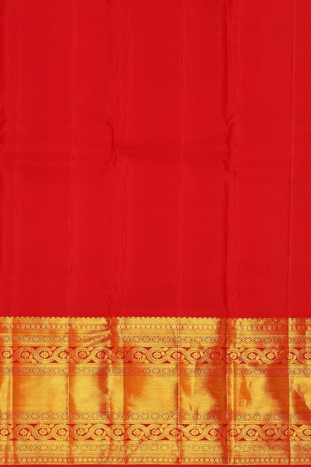 Collection of Kanchipattu Cream Brocade Saree in a gallery layout