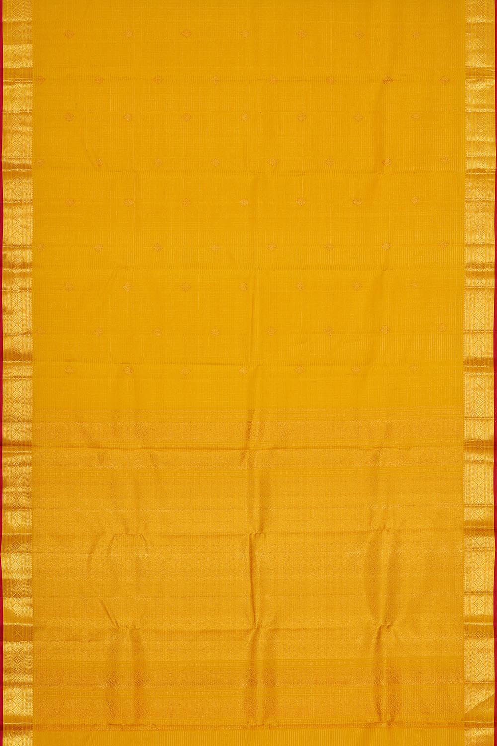 Kanchipattu Haldi Yellow Brocade Saree