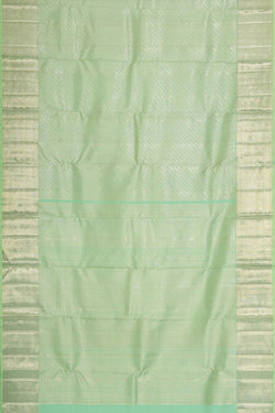 Collection of Kanchipattu Light Mint Green Brocade Saree in a gallery layout