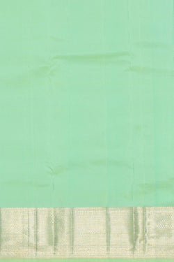 Collection of Kanchipattu Light Mint Green Brocade Saree in a gallery layout