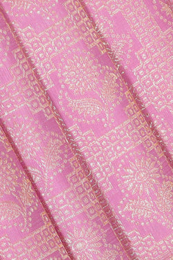 Collection of Kanchipattu Pink Brocade Saree in a gallery layout