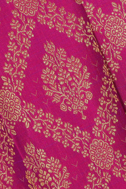 Collection of Kanchipattu Magenta Brocade Saree in a gallery layout