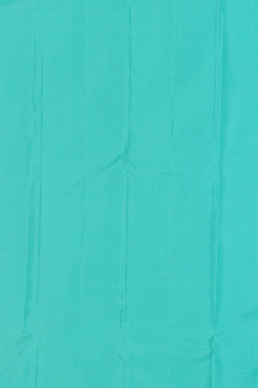 Collection of Kanchipattu Turquoise Blue Brocade Saree in a gallery layout