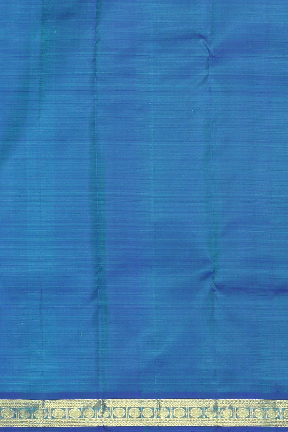 Image of Kanchipattu Aqua Blue Brocade Saree