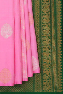 Collection of Kanchipattu Pink Brocade Saree in a gallery layout