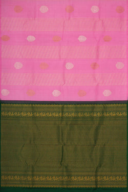 Collection of Kanchipattu Pink Brocade Saree in a gallery layout