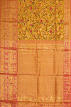 Collection of Kanchipattu Gold Embroidered Saree in a gallery layout