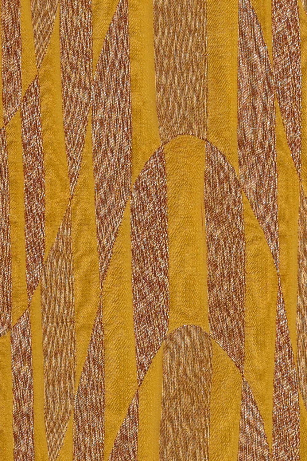 Image of Banarasi Georgette Yellow Saree