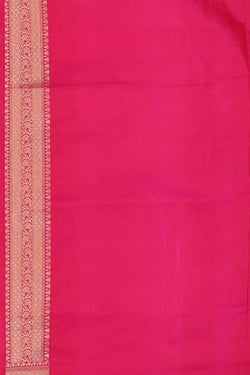 Collection of Banarasi Silk Rani Pink Saree in a gallery layout