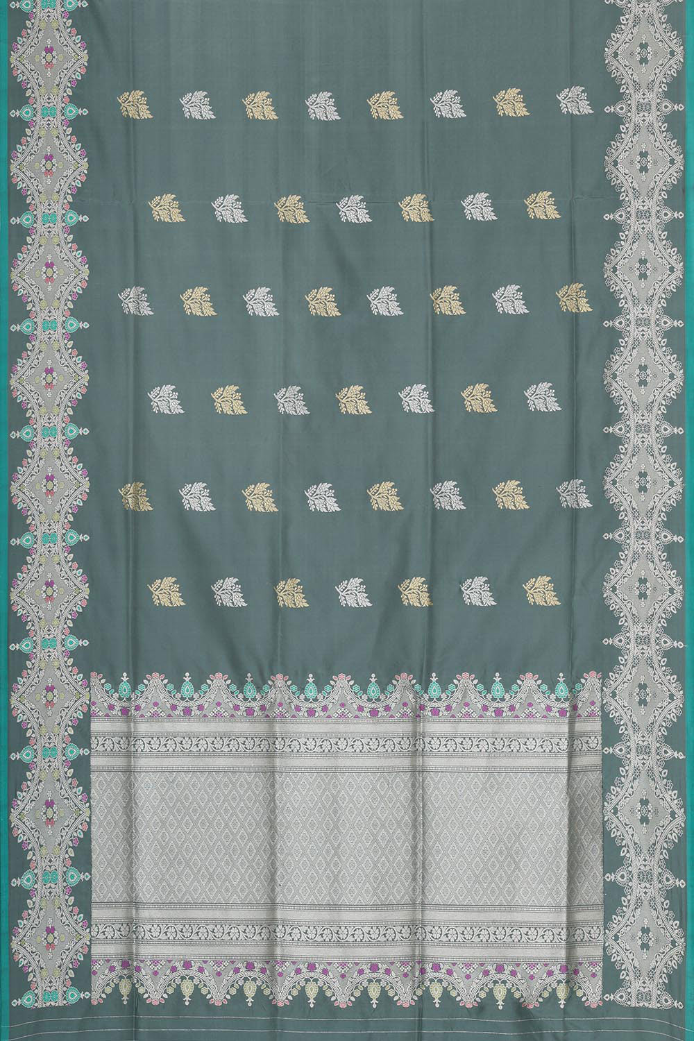 Banarasi Silk Grey Saree