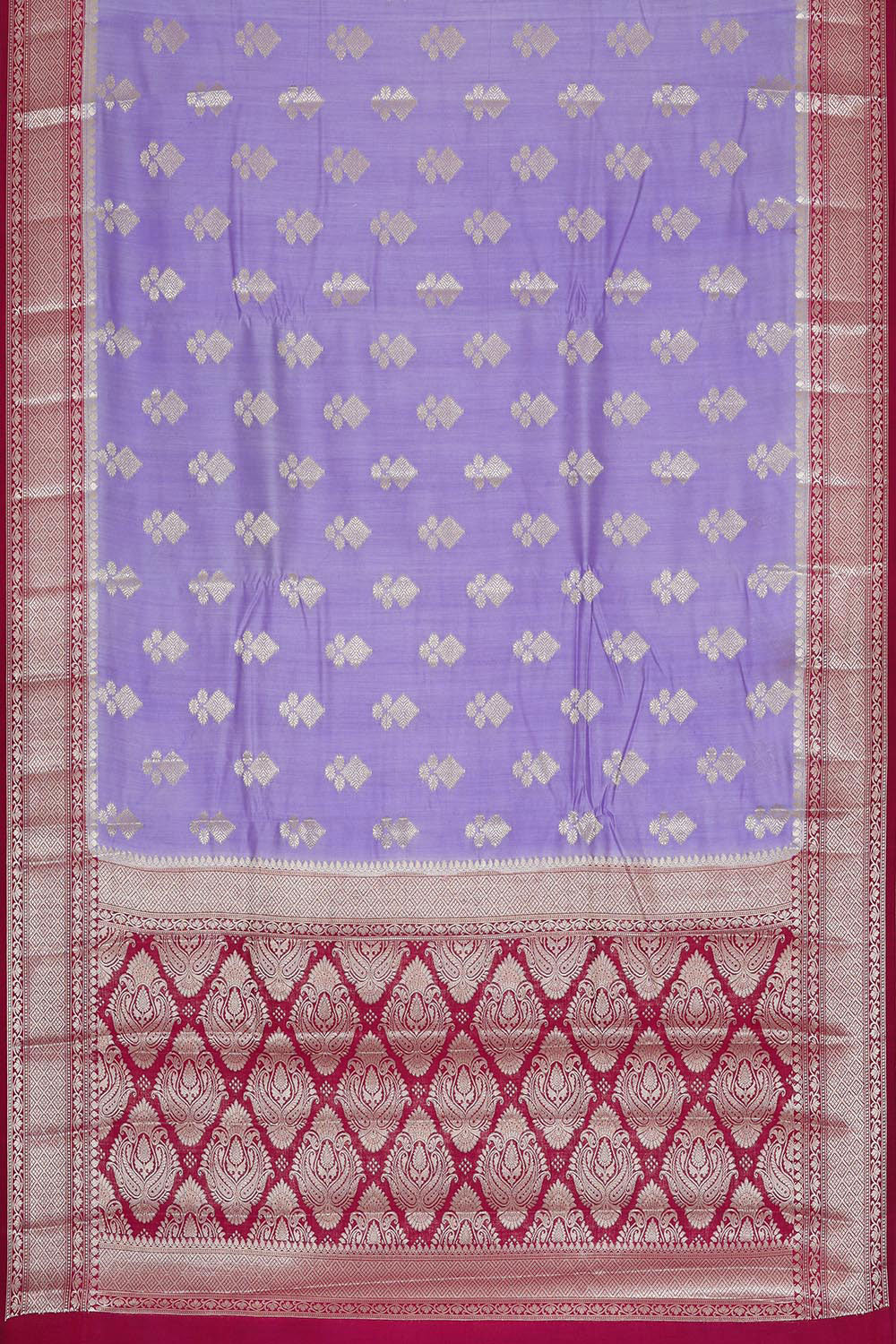 Banarasi Chiniya Silk Lavender Saree