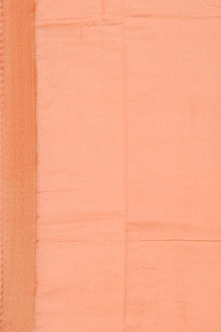 Image of Banarasi Chiniya Silk Light Peach Saree