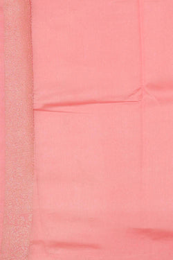 Image of Banarasi Chiniya Silk Light Peach Saree