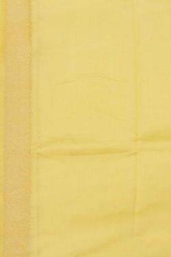 Image of Banarasi Chiniya Silk Light Yellow Saree