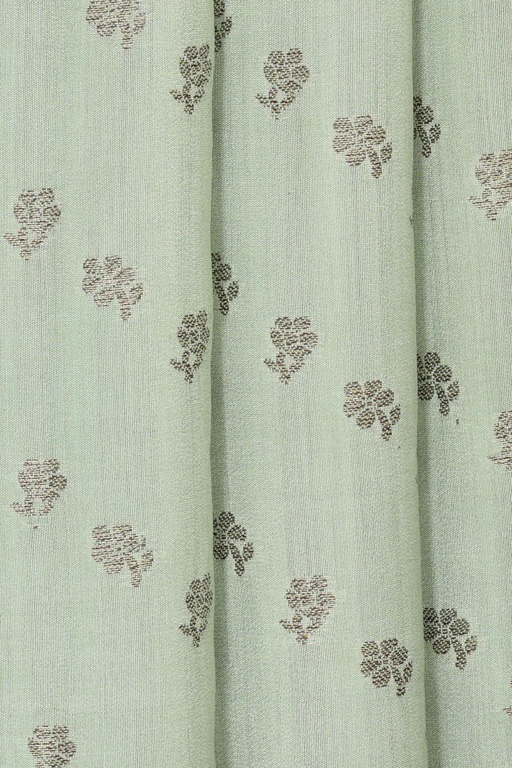 Collection of Banarasi Chiniya Silk Light Mint Green Saree in a gallery layout