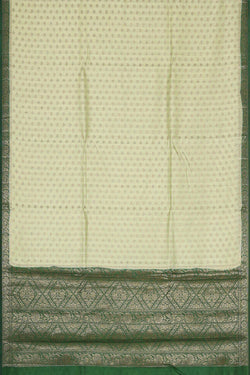 Image of Banarasi Chiniya Silk Light Pista Green Saree