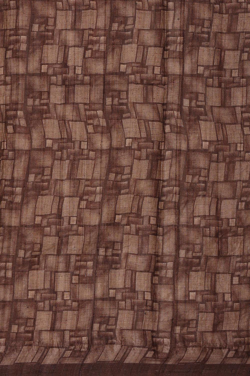 Image of Tussar Silk Deep Wine Saree