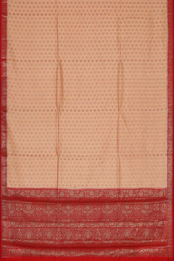 Collection of Banarasi Chiniya Silk Light Peach Saree in a gallery layout