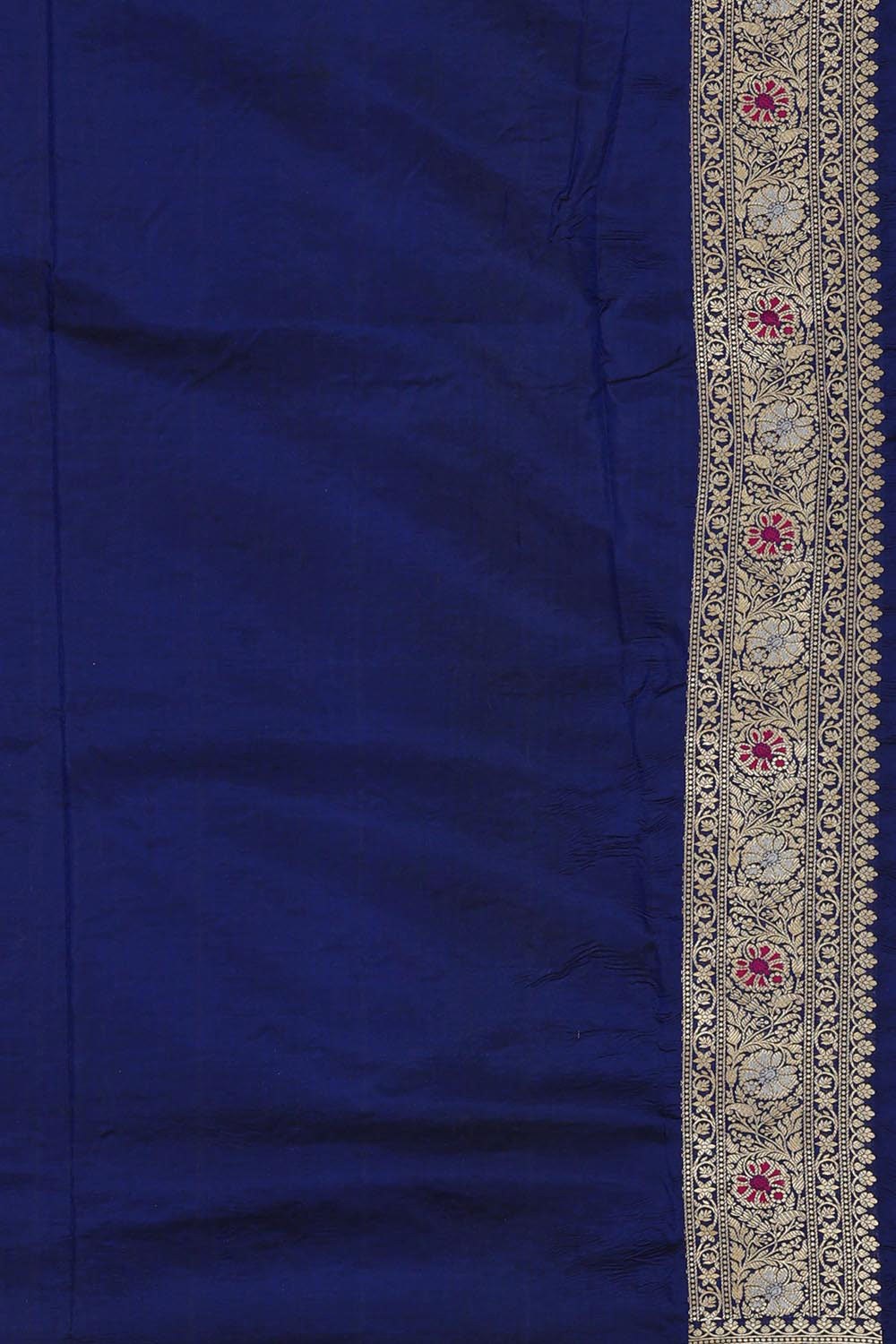 Banarasi Silk Dark Blue Saree