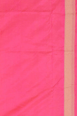 Collection of Banarasi Silk Bright Pink Tissue Saree in a gallery layout