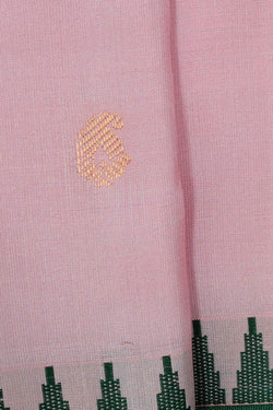 Image of Gadwal Silk Baby Pink Saree