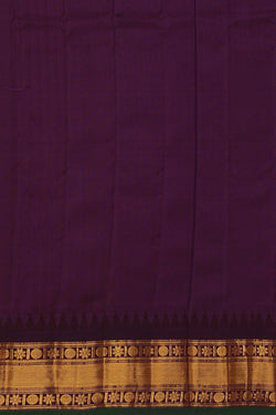 Image of Gadwal Silk Peach Saree