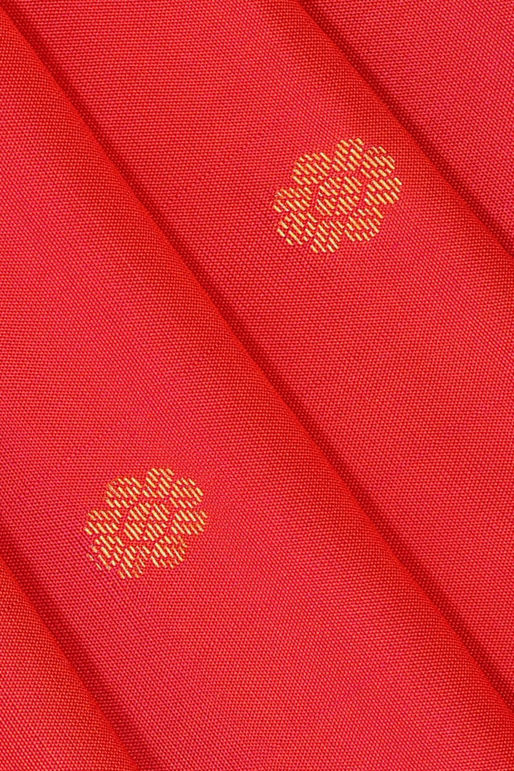 Gadwal Silk Red Saree