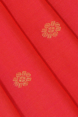 Image of Gadwal Silk Red Saree