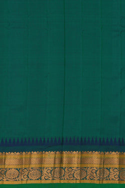 Image of Gadwal Silk Light Mint Green Saree