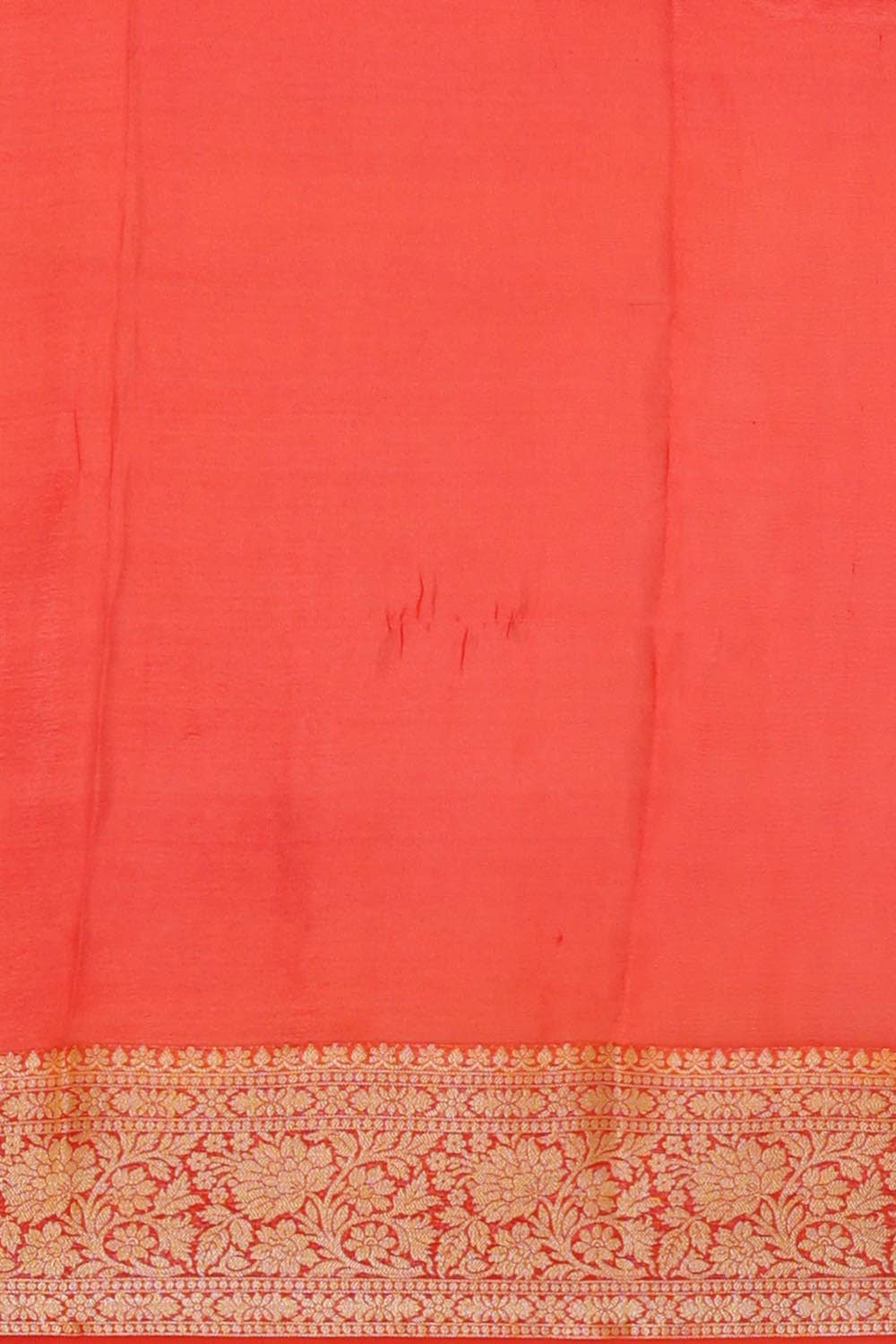 Banarasi Semi Georgette Orange Saree