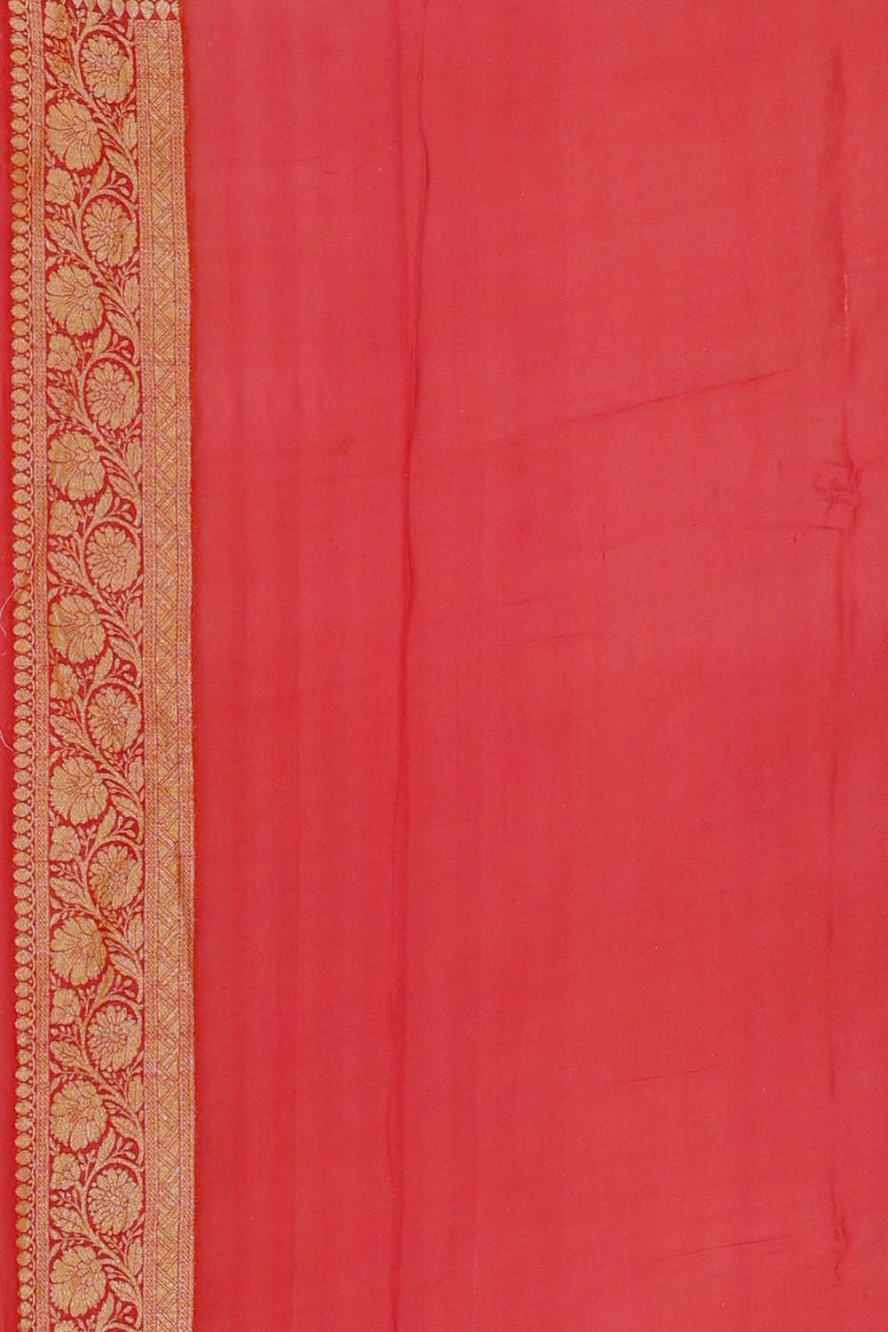 Banarasi Georgette Red Saree