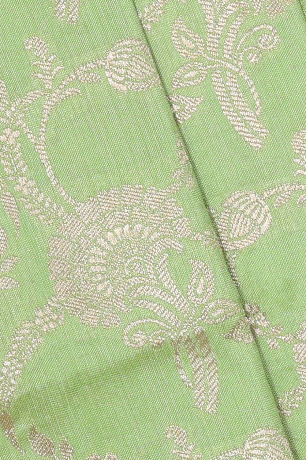 Banarasi Silk Light Green Saree